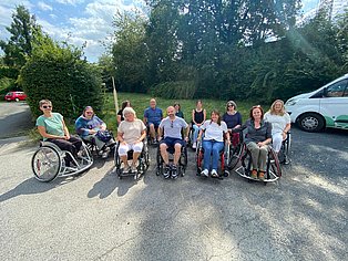 Gruppenbild Rollstuhlführerschein